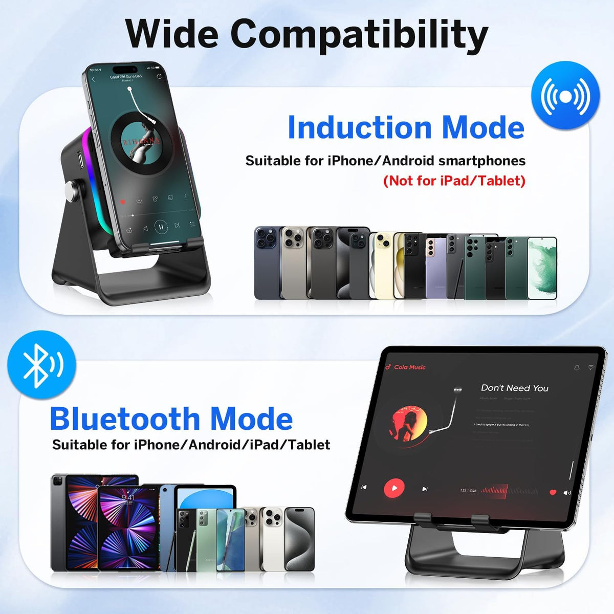 Smart Wireless Induction Speaker
